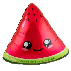 Kawaii Folieballong Vattenmelon 60 cm