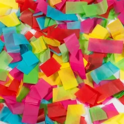 Konfettikanon Papperskonfetti Regnbågsfärger 28 cm