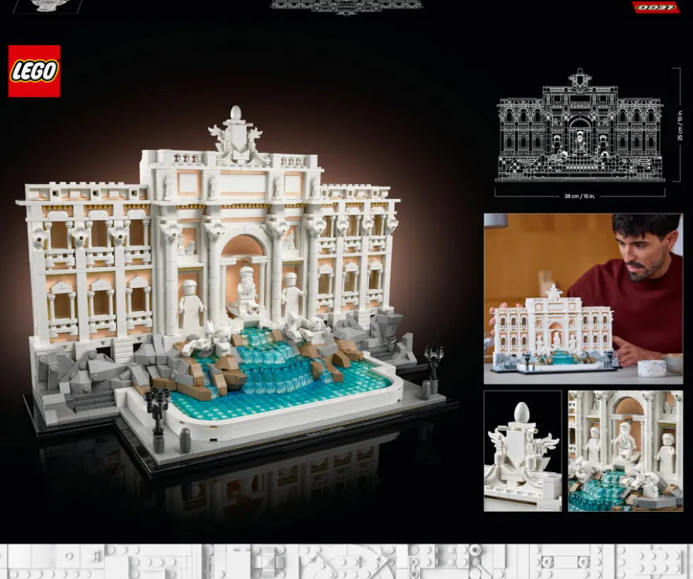 LEGO Architecture - Trevifontänen 18+