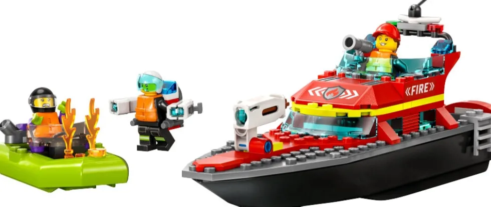 LEGO City - Brandräddningsbåt 5+