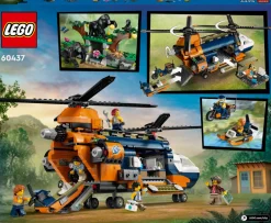 LEGO City - Djungelhelikopter och basläger 8+