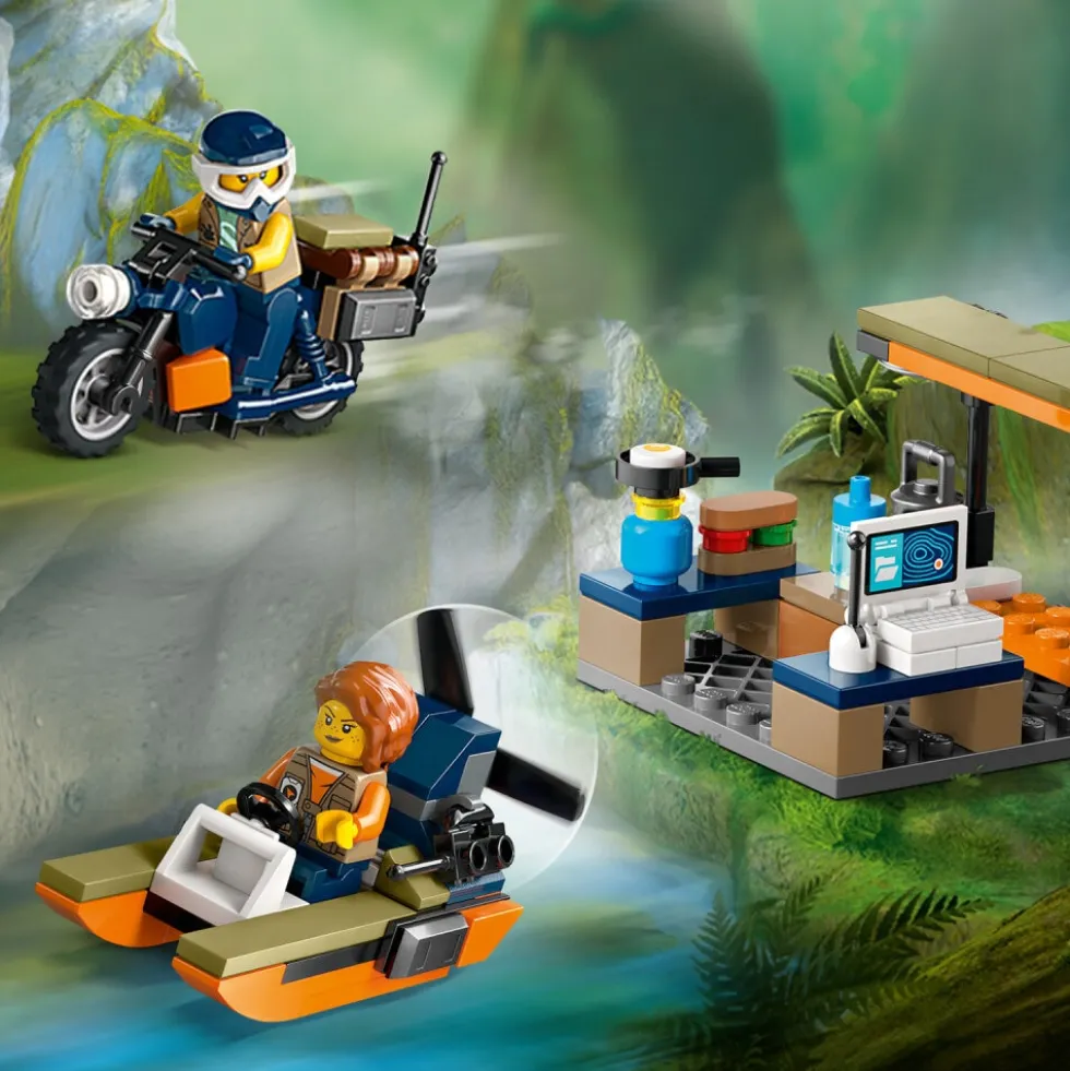 LEGO City - Djungelhelikopter och basläger 8+