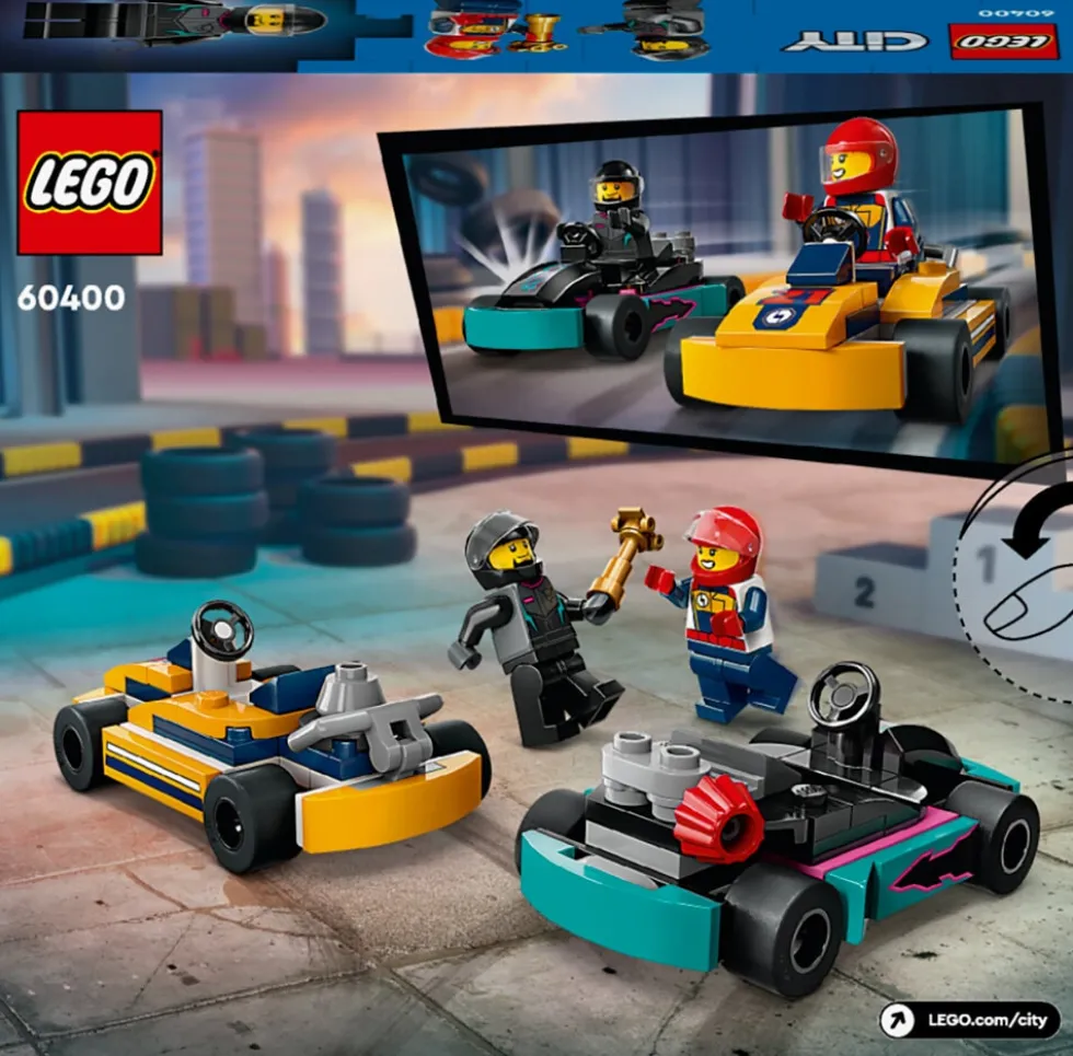 LEGO City - Gokarter och racerförare 5+