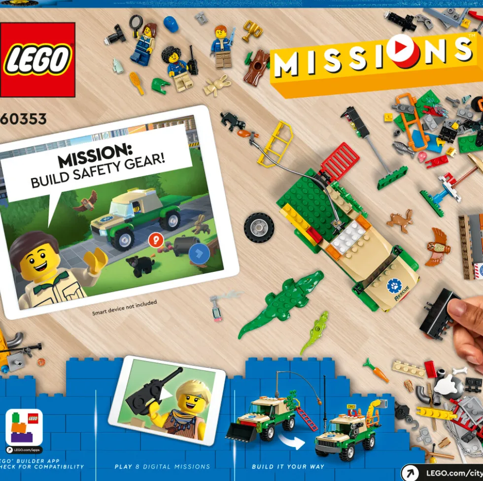 LEGO City - Räddningsuppdrag med vilda djur 6+