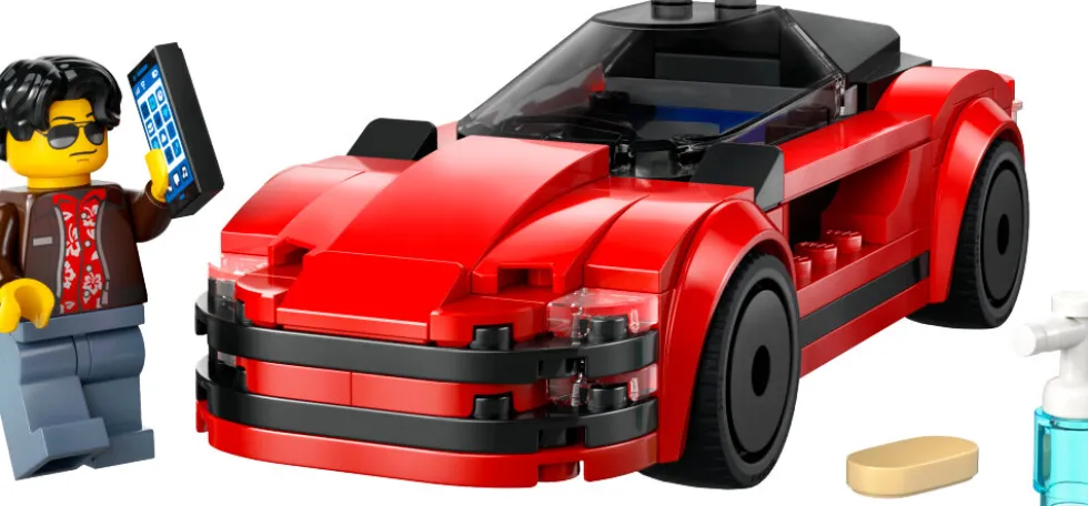 LEGO City - Röd sportbil 5+
