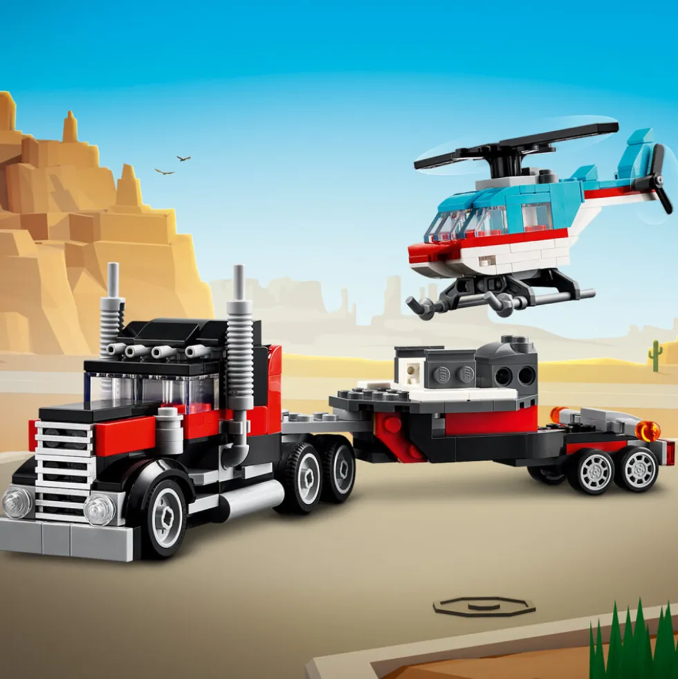 LEGO Creator - Flakbil med helikopter 7+