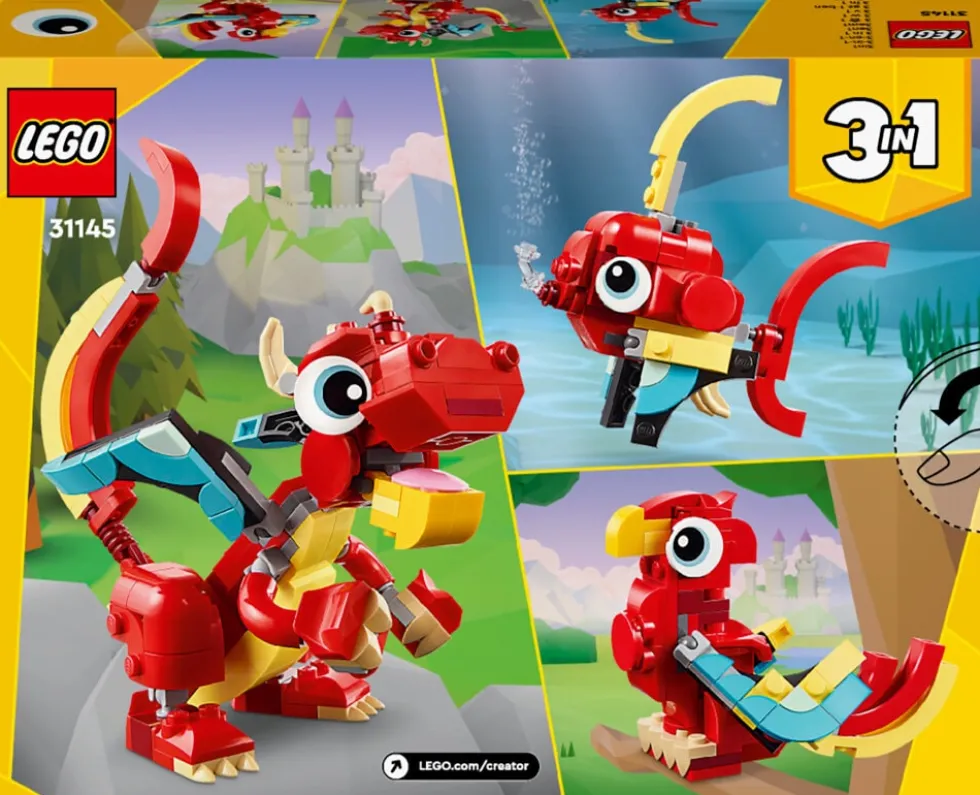 LEGO Creator - Röd drake 6+