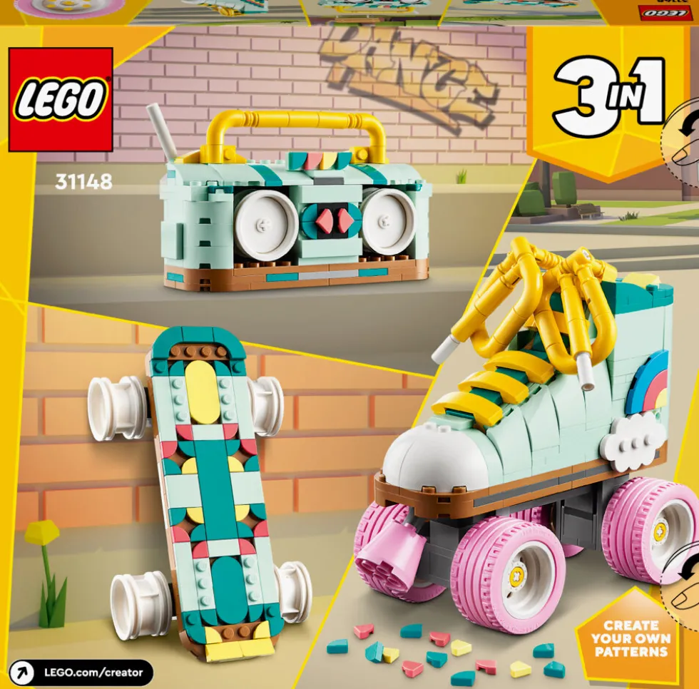 LEGO Creator - Retrorullskridsko 8+