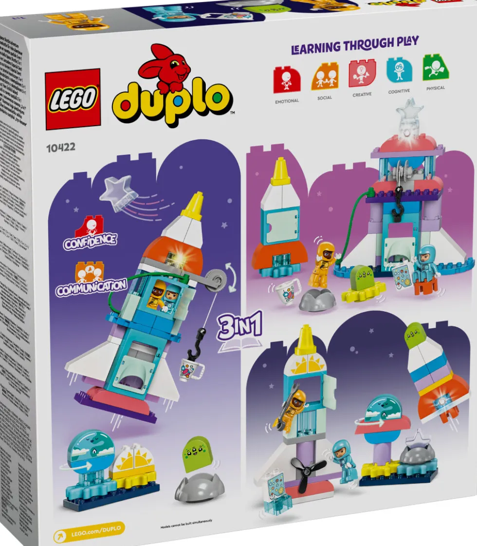 LEGO Duplo - 3in1 Äventyr med rymdfärja 3+