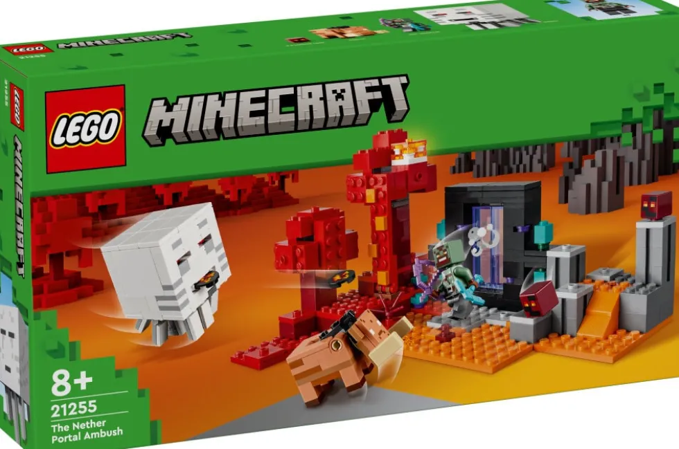 LEGO Minecraft - Attack vid Nether-portalen 8+