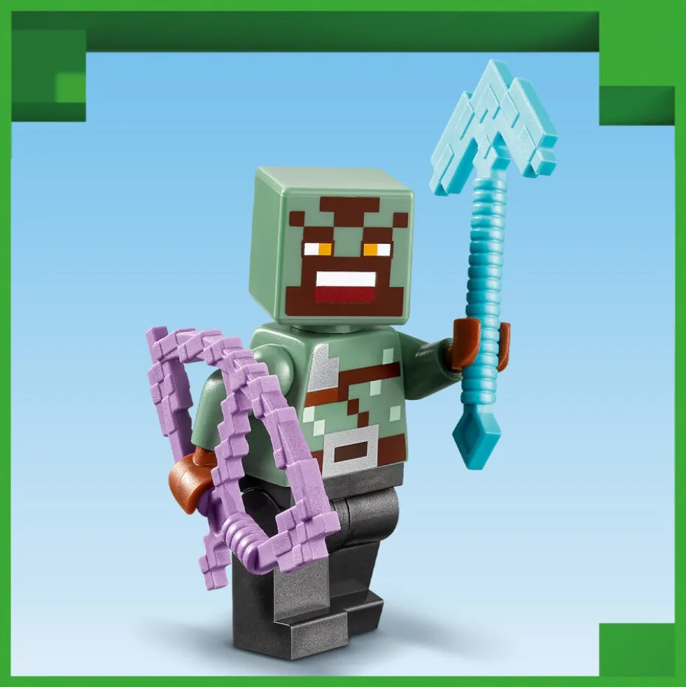 LEGO Minecraft - Attack vid Nether-portalen 8+