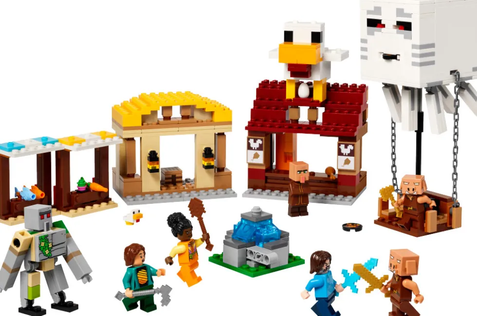 LEGO Minecraft - Byanfall med gastballong 10+