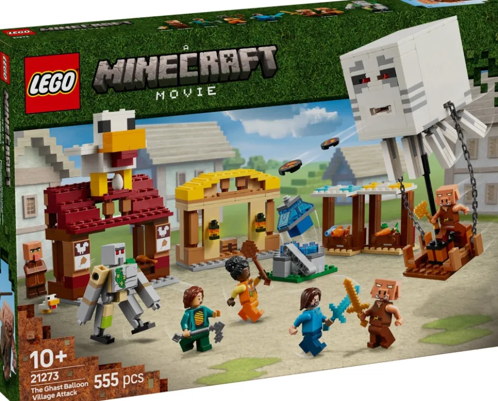 LEGO Minecraft - Byanfall med gastballong 10+