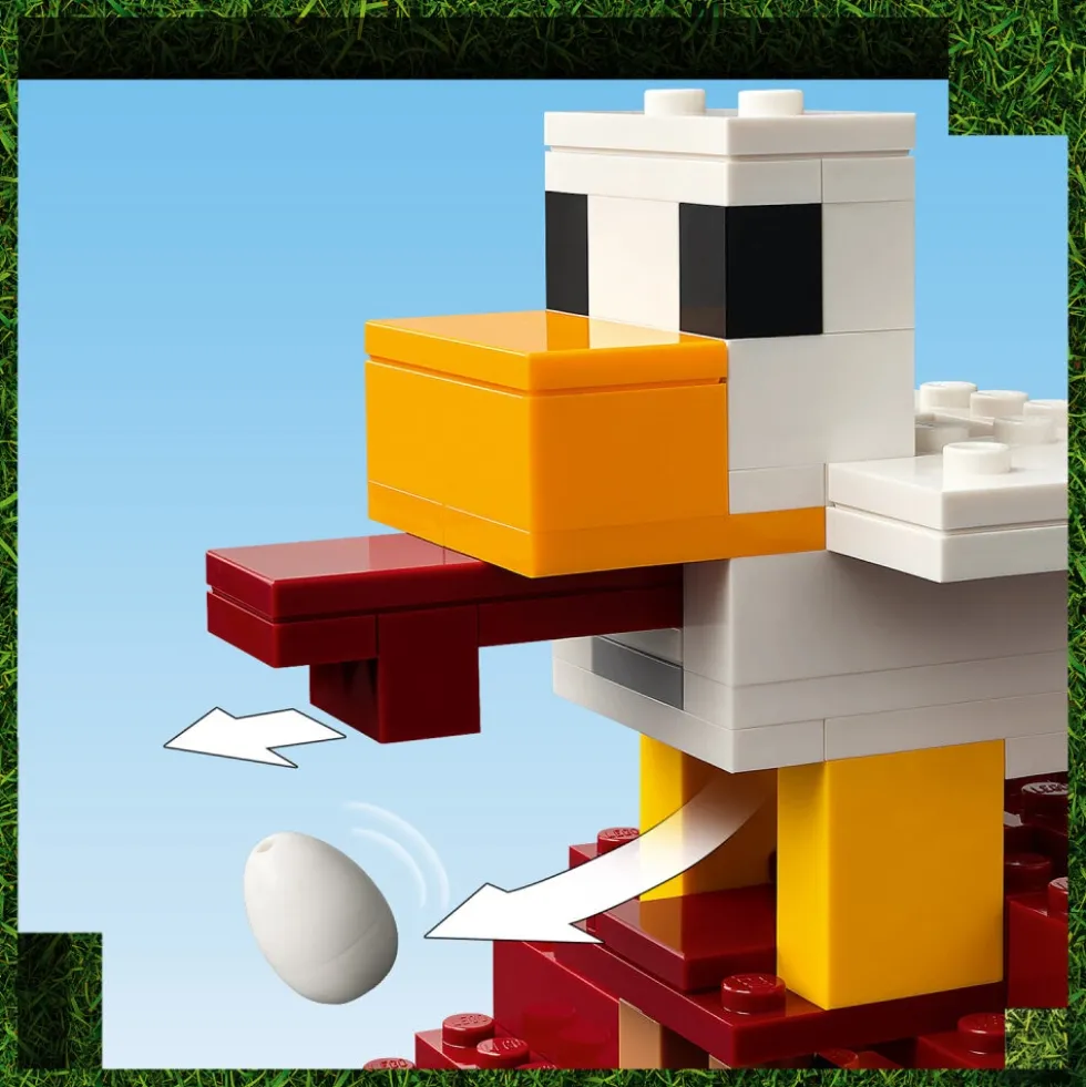 LEGO Minecraft - Byanfall med gastballong 10+