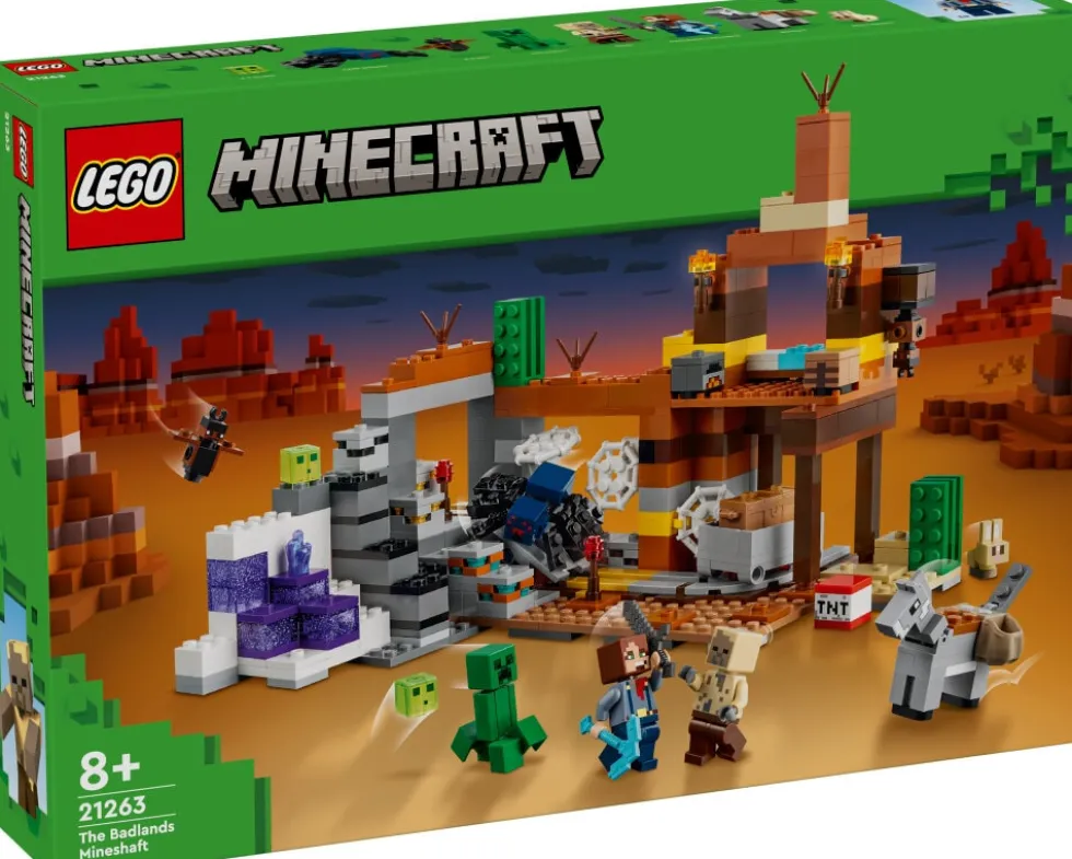LEGO Minecraft - Gruvschaktet i stenöknen 8+