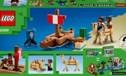 LEGO Minecraft - Piratskeppsresan 8+