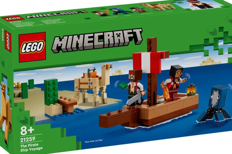 LEGO Minecraft - Piratskeppsresan 8+