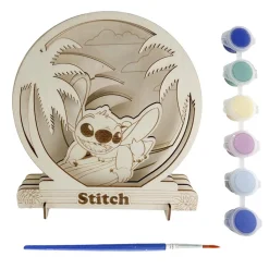 Lilo & Stitch 3D-figur i trä att måla