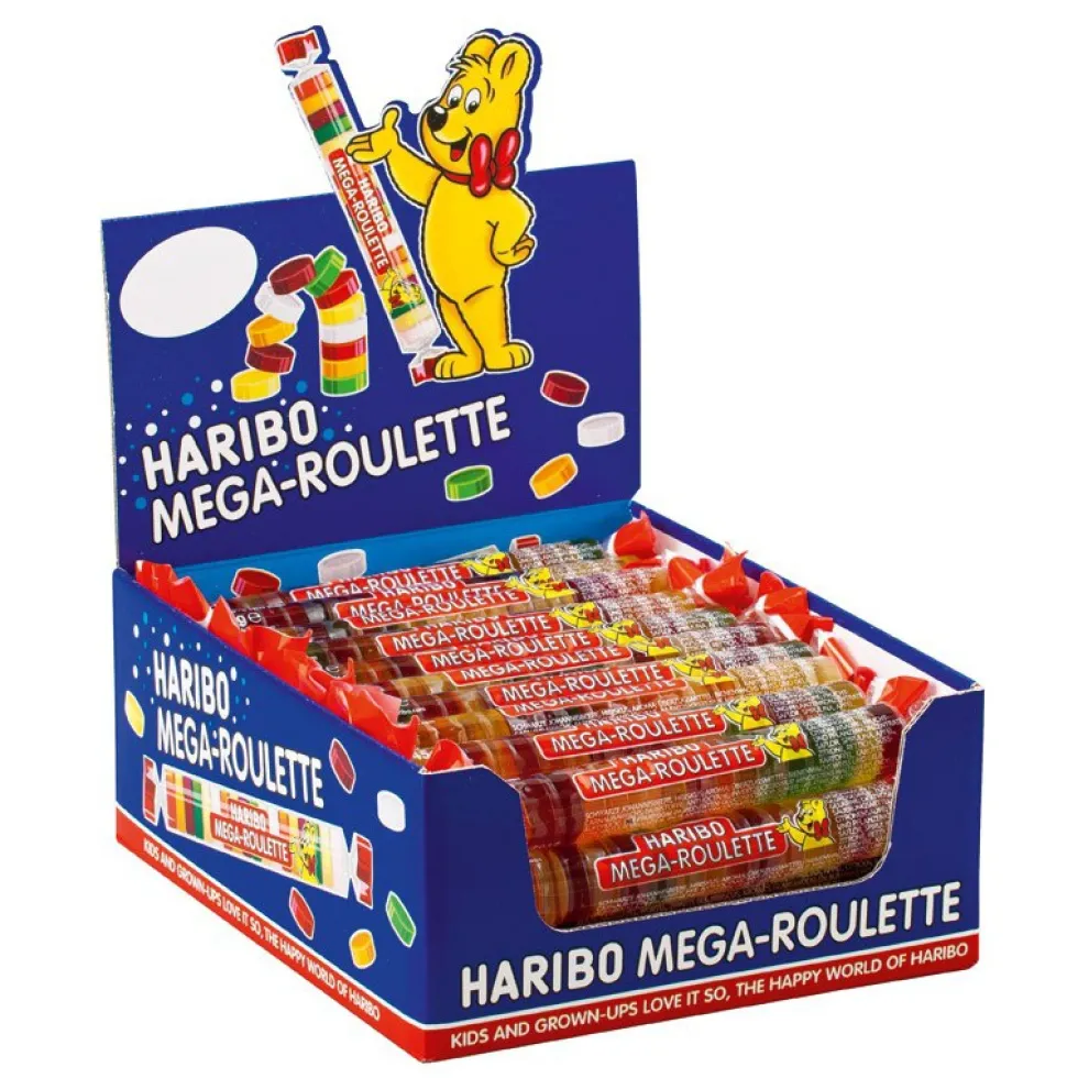 Mega Roulette Frukt 45 gram styckvis