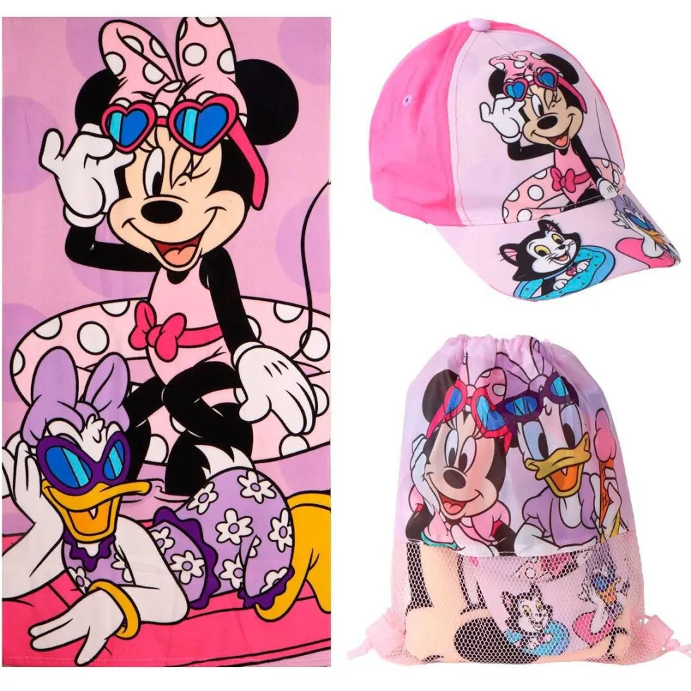 Mimmi Pigg - Set med Handduk, Keps & Gympapåse