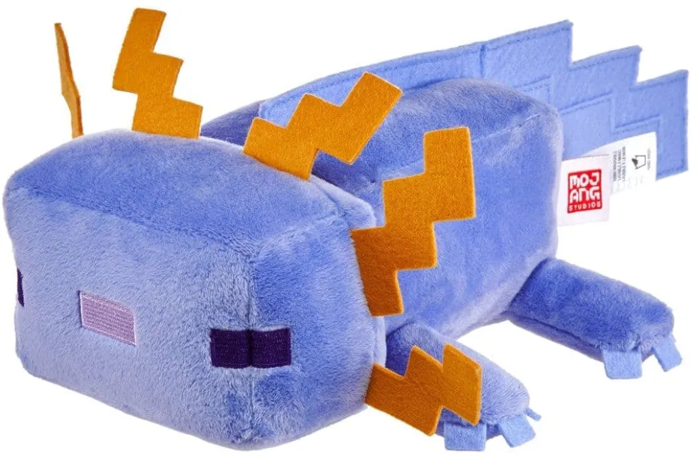 Minecraft Blå Axolotl Gosedjur 20 cm