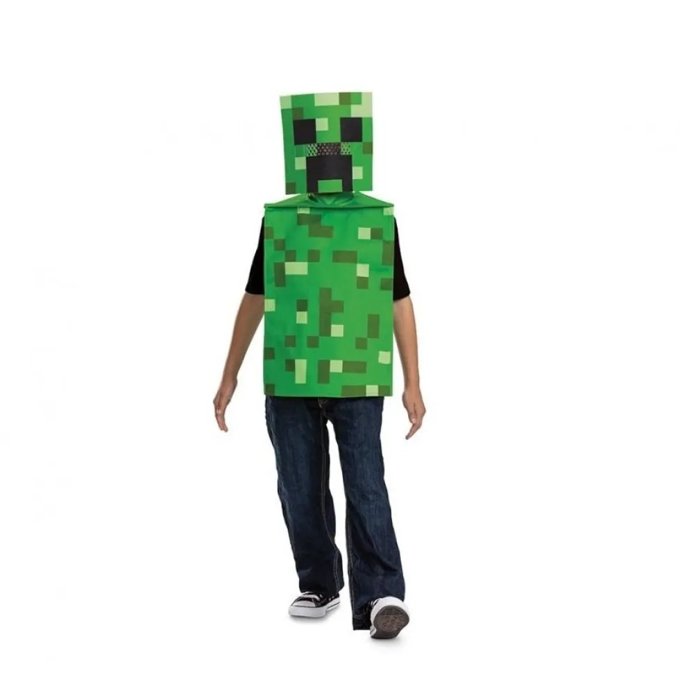 Minecraft Creeper Basic Maskeraddräkt 7-8 år