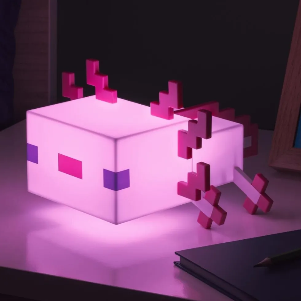 Minecraft - Lampa Axolotl