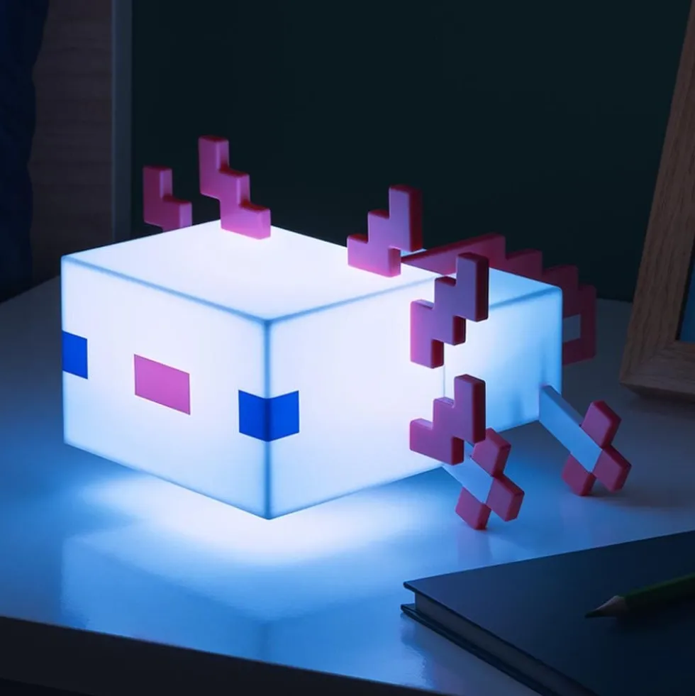 Minecraft - Lampa Axolotl