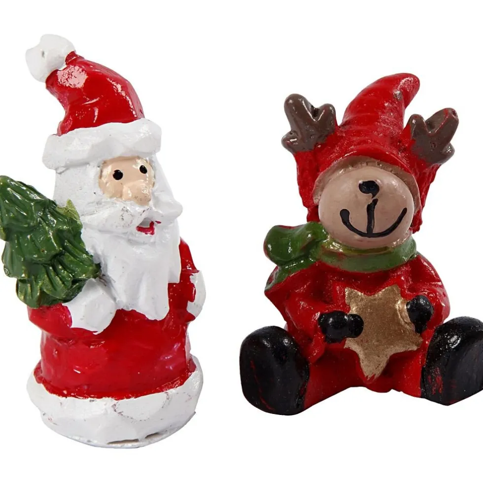 Minifigurer - Jultomte, ren och snögubbe