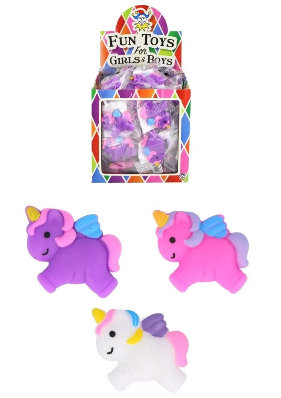 Mini Squishy Enhörning 5 cm