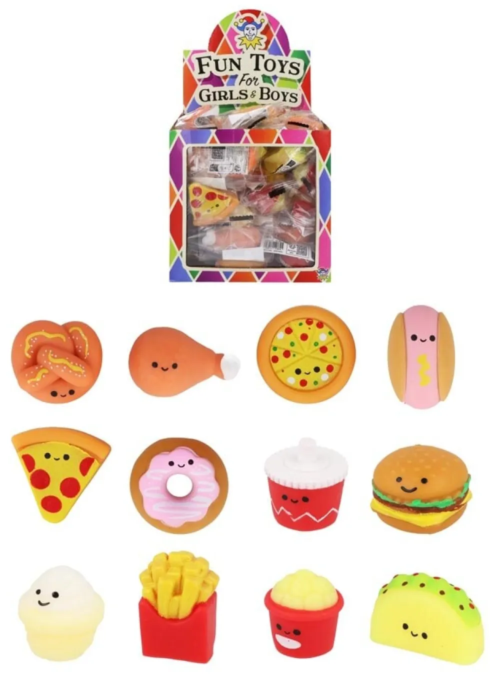 Mini Squishy Snabbmat 4 cm