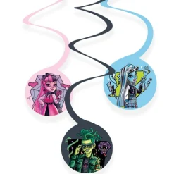 Monster High - Hängande dekorationer 6-pack