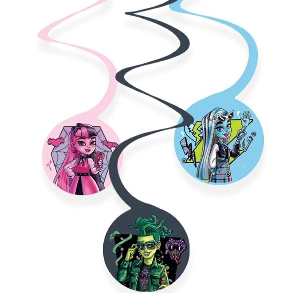 Monster High - Hängande dekorationer 6-pack