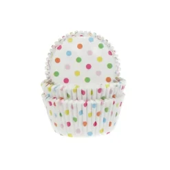 Muffinsformar - Färgglada Prickar 50-pack