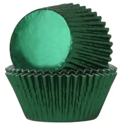 Muffinsformar - Grön folie 24-pack