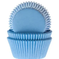 Muffinsformar Mini - Ljusblå 60-pack