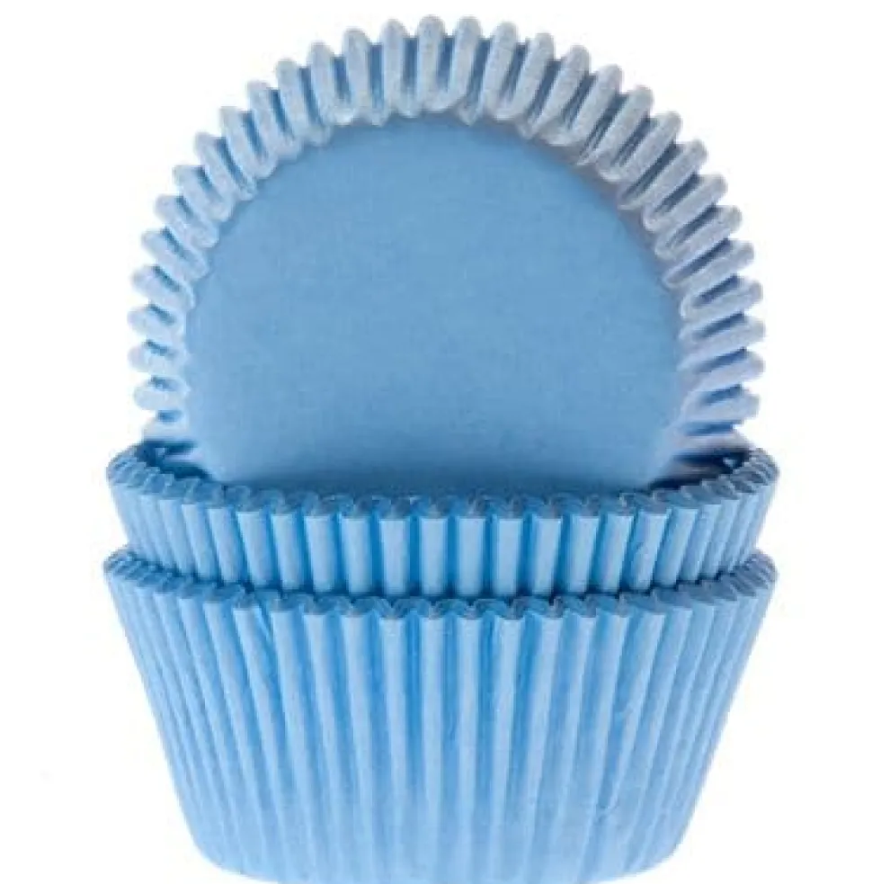 Muffinsformar Mini - Ljusblå 60-pack