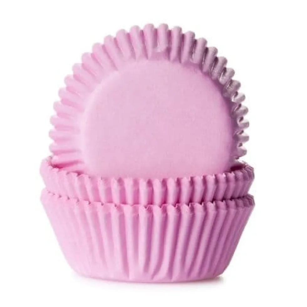 Muffinsformar Mini - Ljusrosa 60-pack