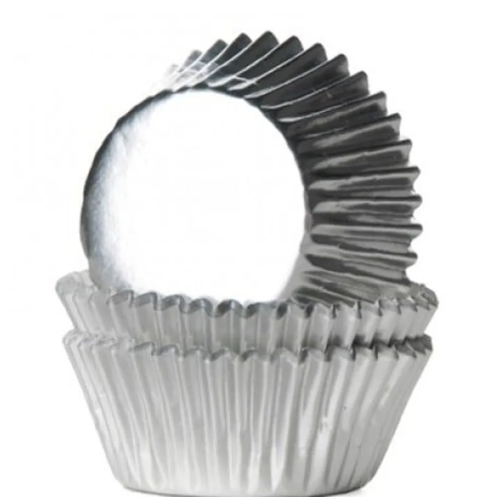Muffinsformar Mini - Metallic Silver 36-pack