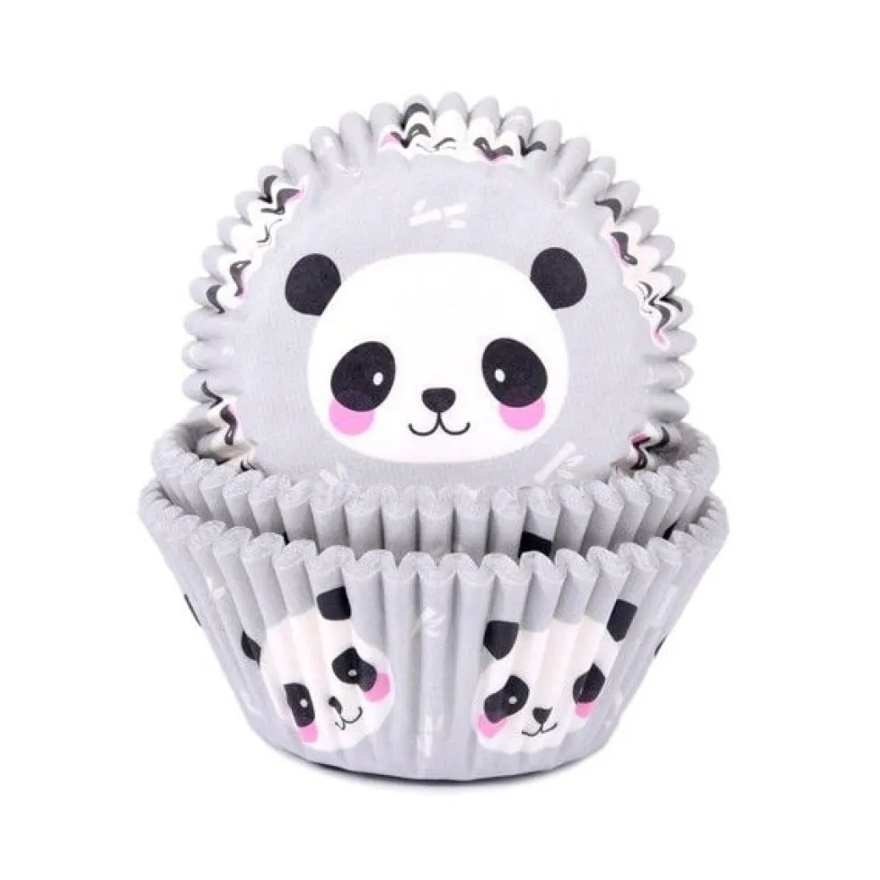 Muffinsformar - Panda 50-pack