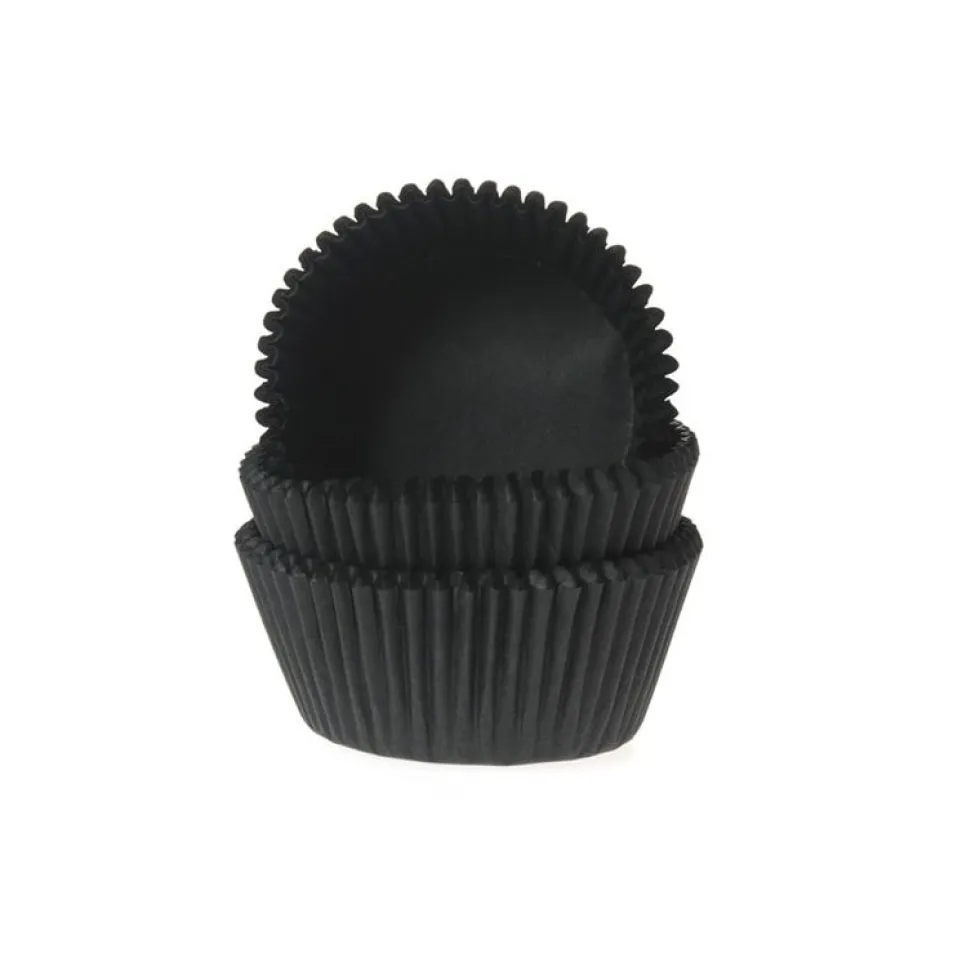 Muffinsformar - Svart 50-pack
