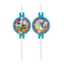 Musse Pigg - Pappsugrör 4-pack