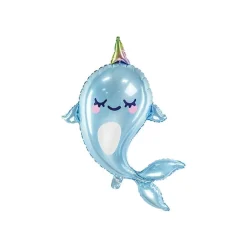 Narwhal Folieballong 87 cm