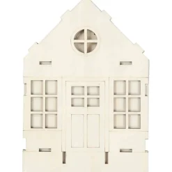Nissens hus - Byggsats i trä 19 x 24 cm