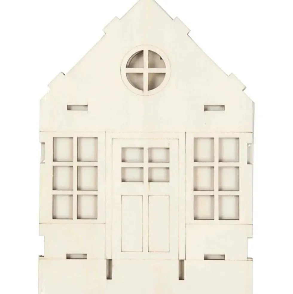Nissens hus - Byggsats i trä 19 x 24 cm