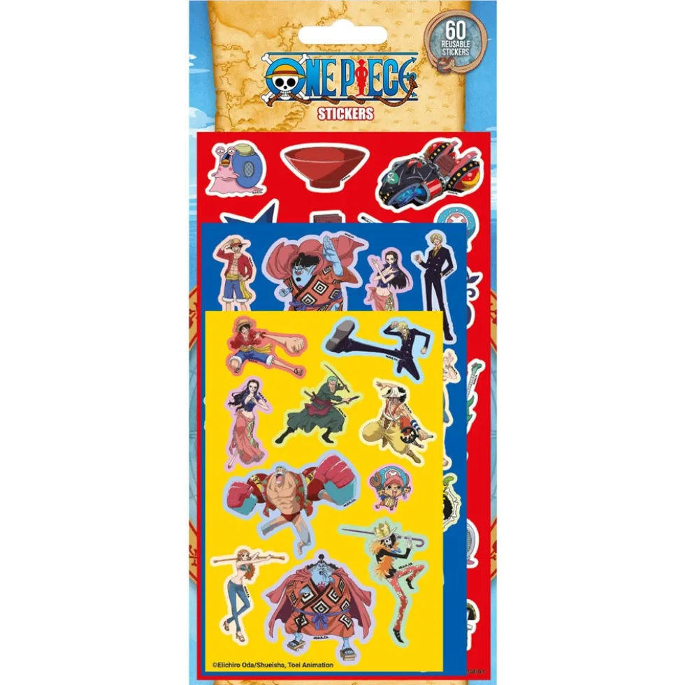 One Piece Klistermärken 60-pack