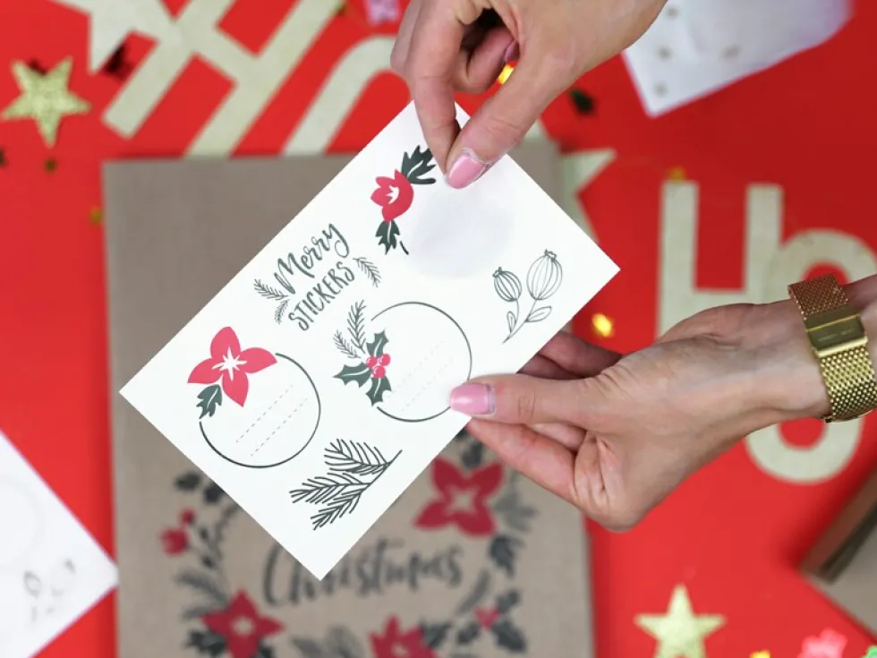 Papperspåsar Merry Little Christmas 3-pack