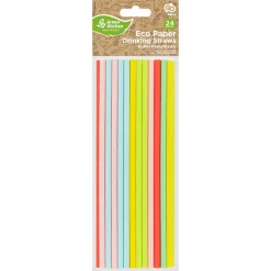 Pappsugrör - Pastellfärgade 24-pack