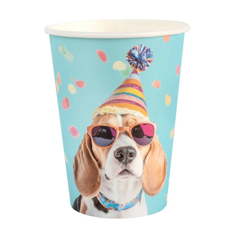 Party Dog Pappmuggar 6-pack