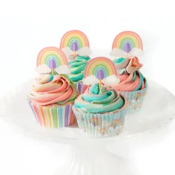 Pastell Rainbow - Muffinsformar 75-pack
